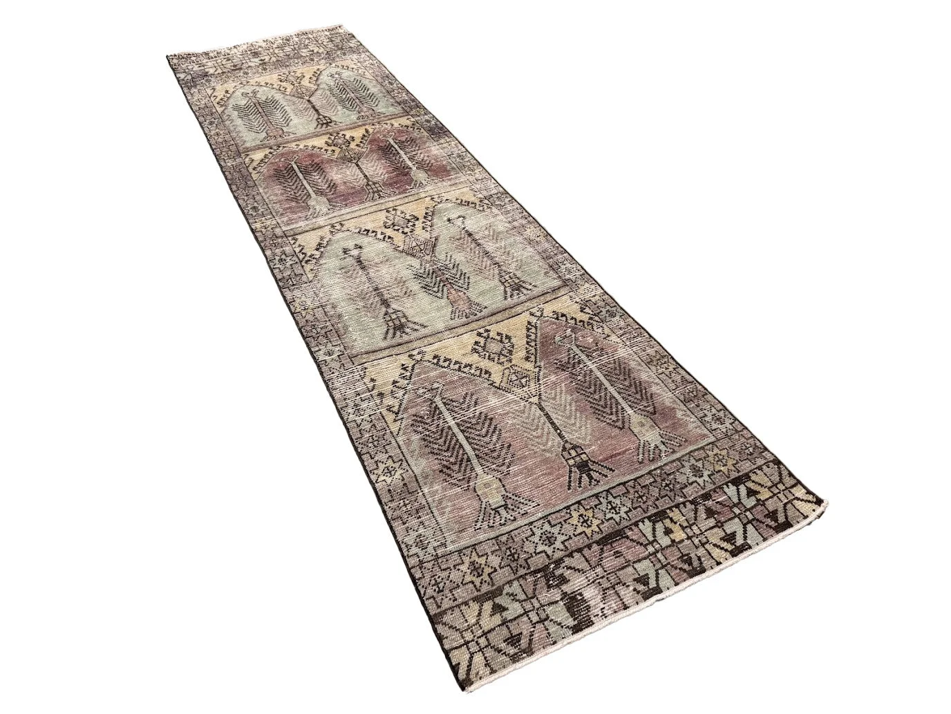Vintage Turkish Runner | 3'2" X 11'8" - photo 4