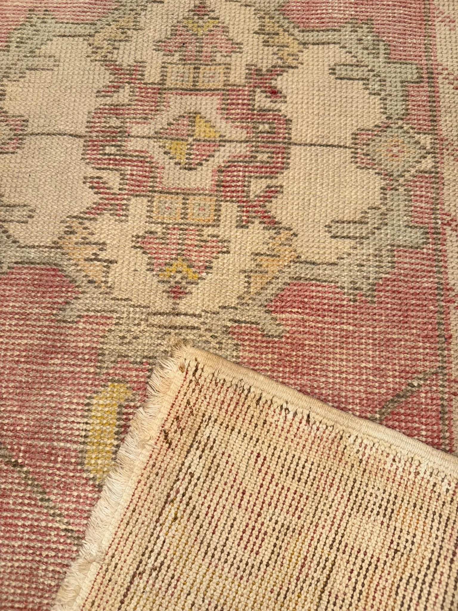 Vintage Turkish Oushak | 3' x 9'7" - photo 7