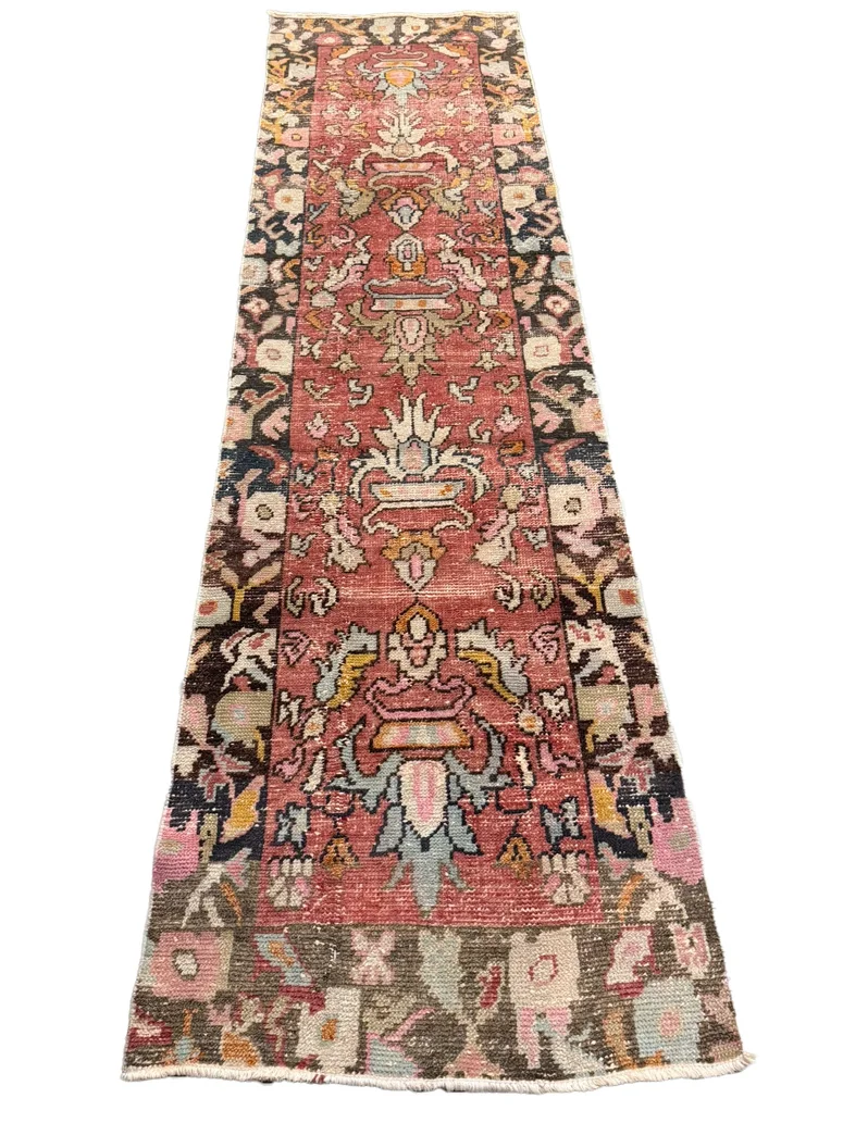 Vintage Turkish Runner | 2'4" X 9' - photo 2