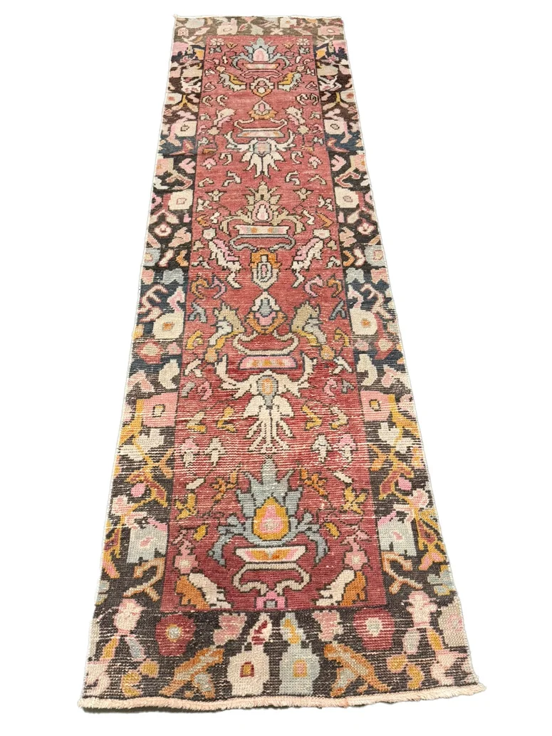 Vintage Turkish Runner | 2'4" X 9' - photo 3