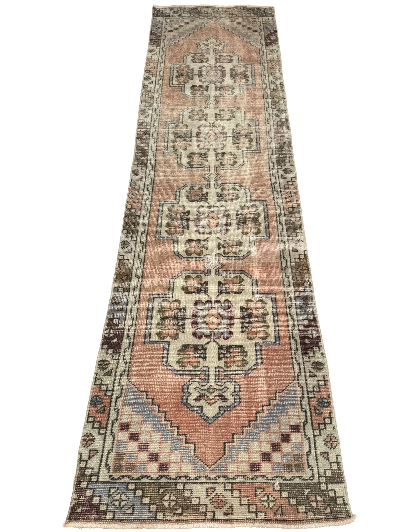 Vintage Turkish Runner | 2'7" X 10' - photo 2