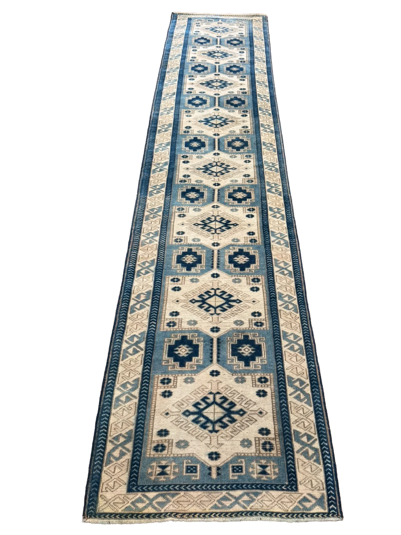 Vintage Oushak Runner | 2'7" x 12'2" - photo 2