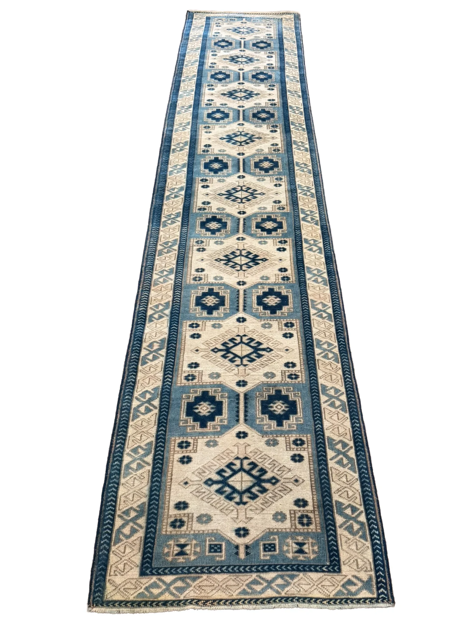 Vintage Oushak Runner | 2'7" x 12'2" - photo 3
