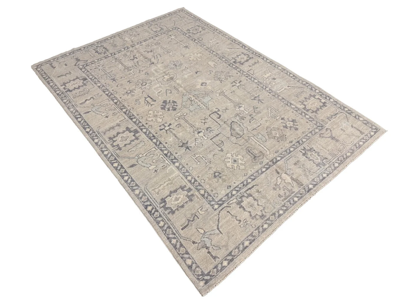 Oushak Rug | 6'2" X 8'9" - photo 5