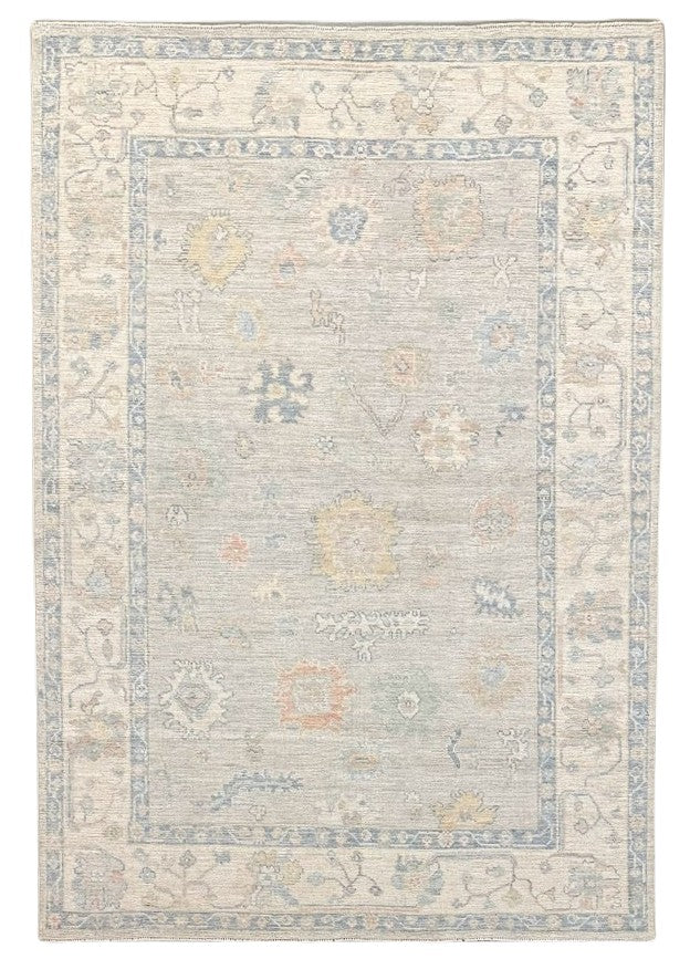 Oushak Rug | 6'3" X 9'