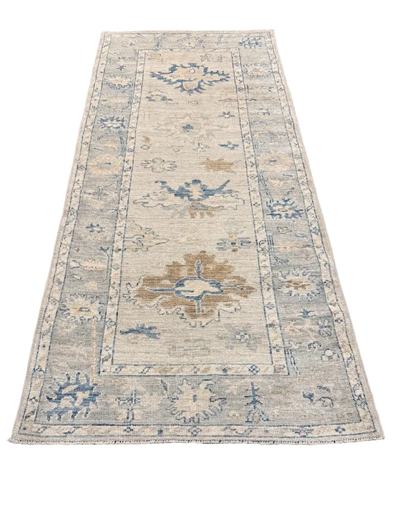 Oushak Rug | 3'4" X 8' - photo 2