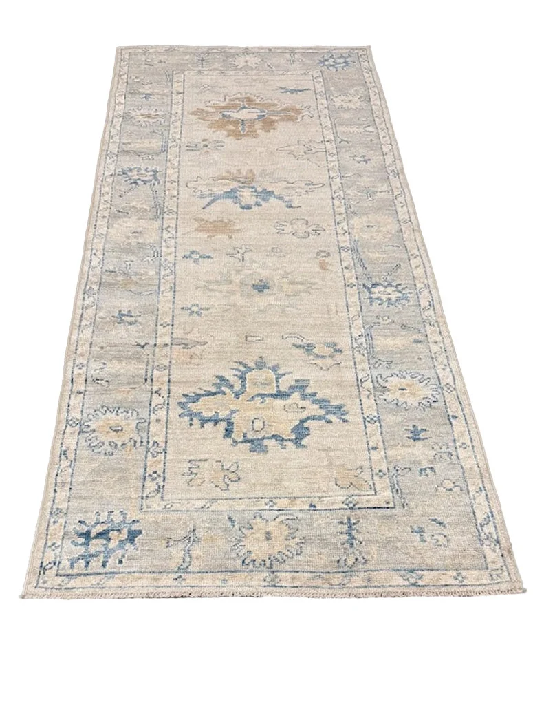 Oushak Rug | 3'4" X 8' - photo 3