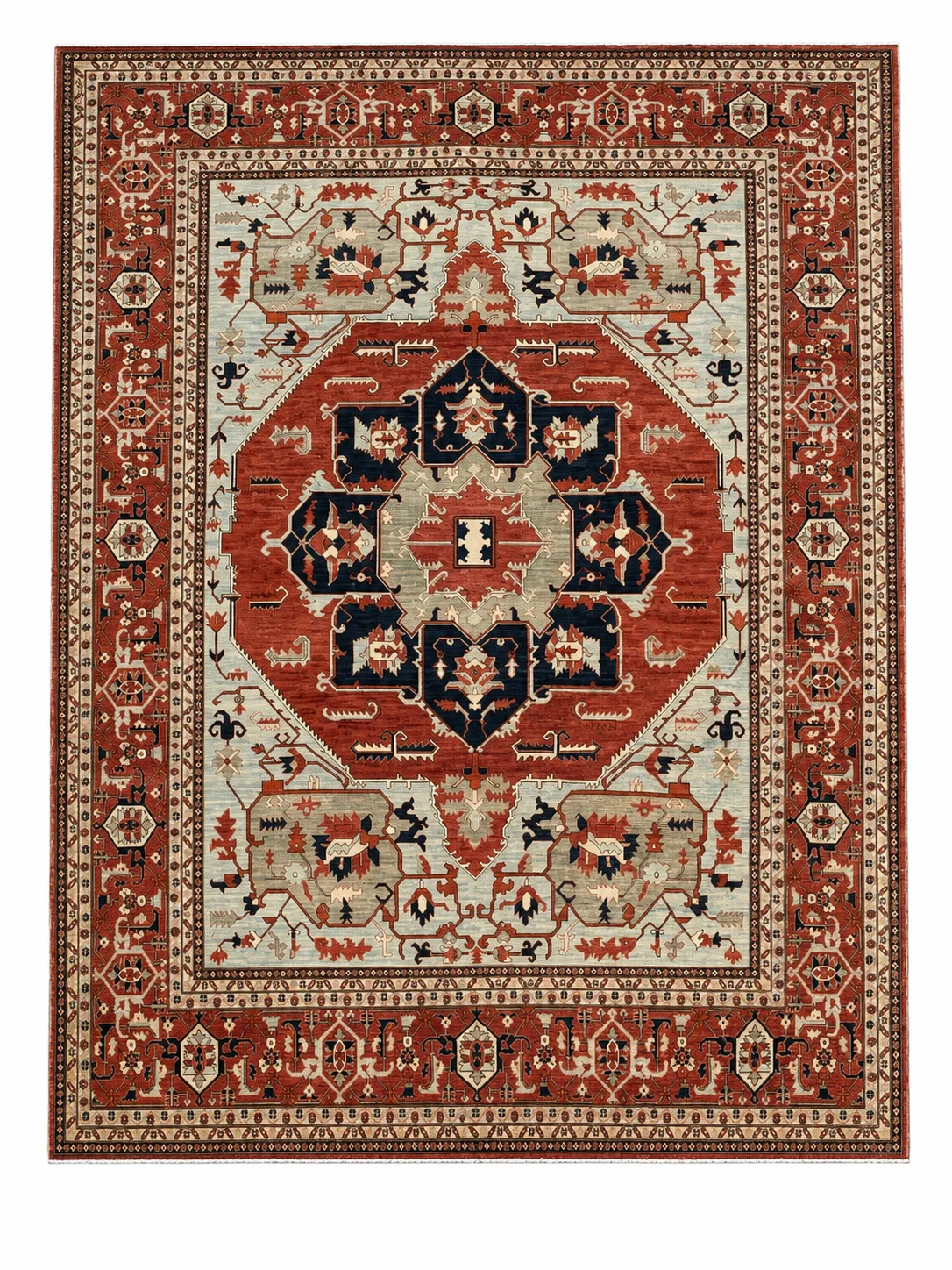 Fine Serapi Rug | 10'9" X 13'6"