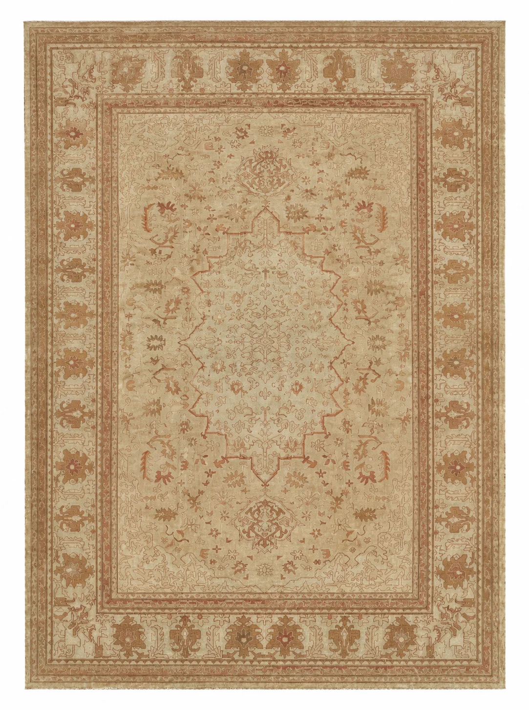 Antique Oushak Rug | 12'3" x 16'5"