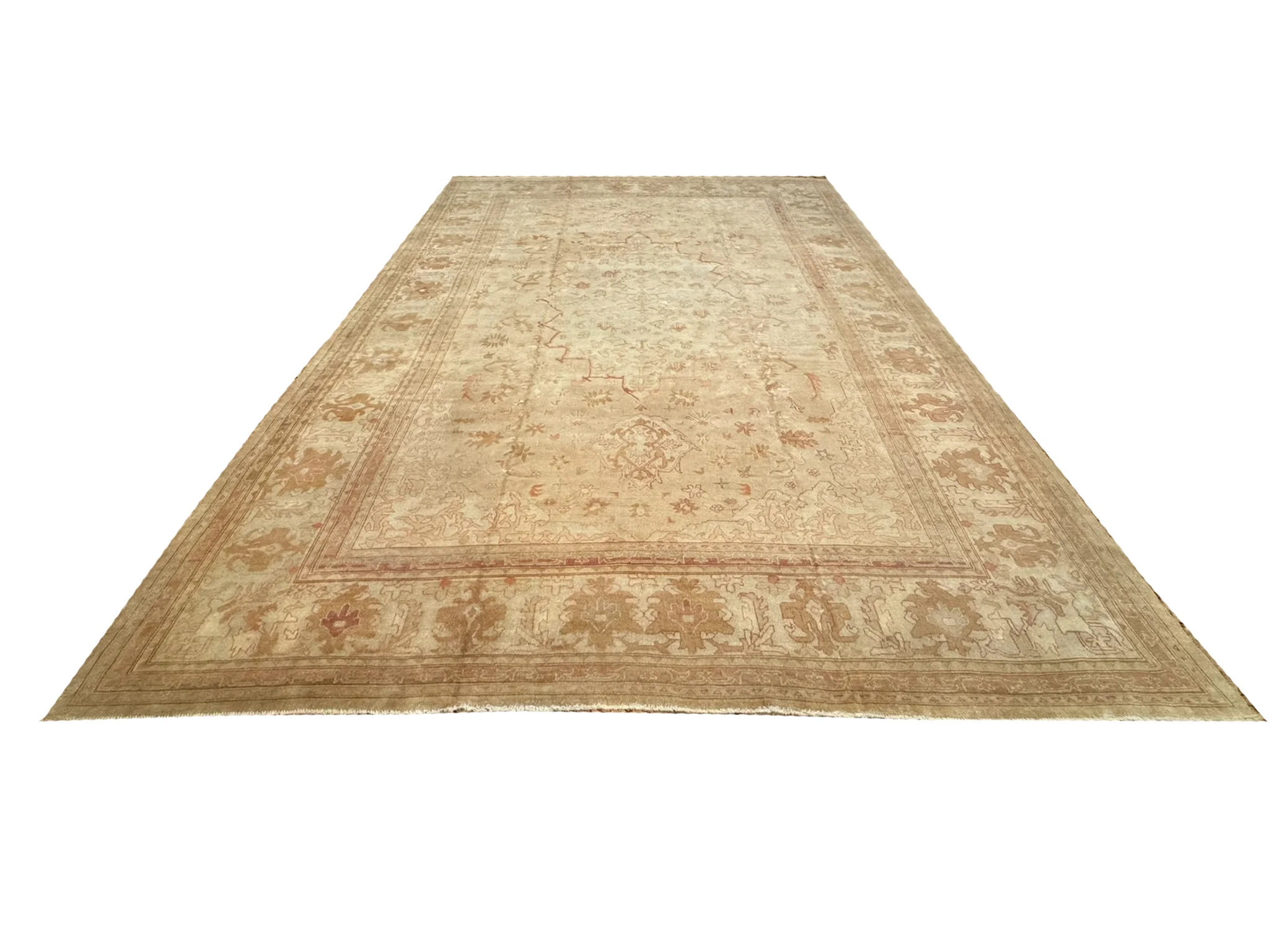 Antique Oushak Rug | 12'3" x 16'5" - photo 3