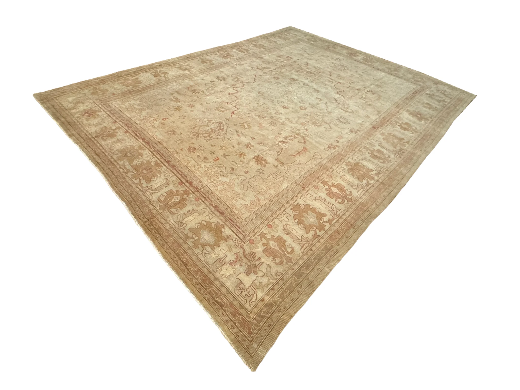 Antique Oushak Rug | 12'3" x 16'5" - photo 4
