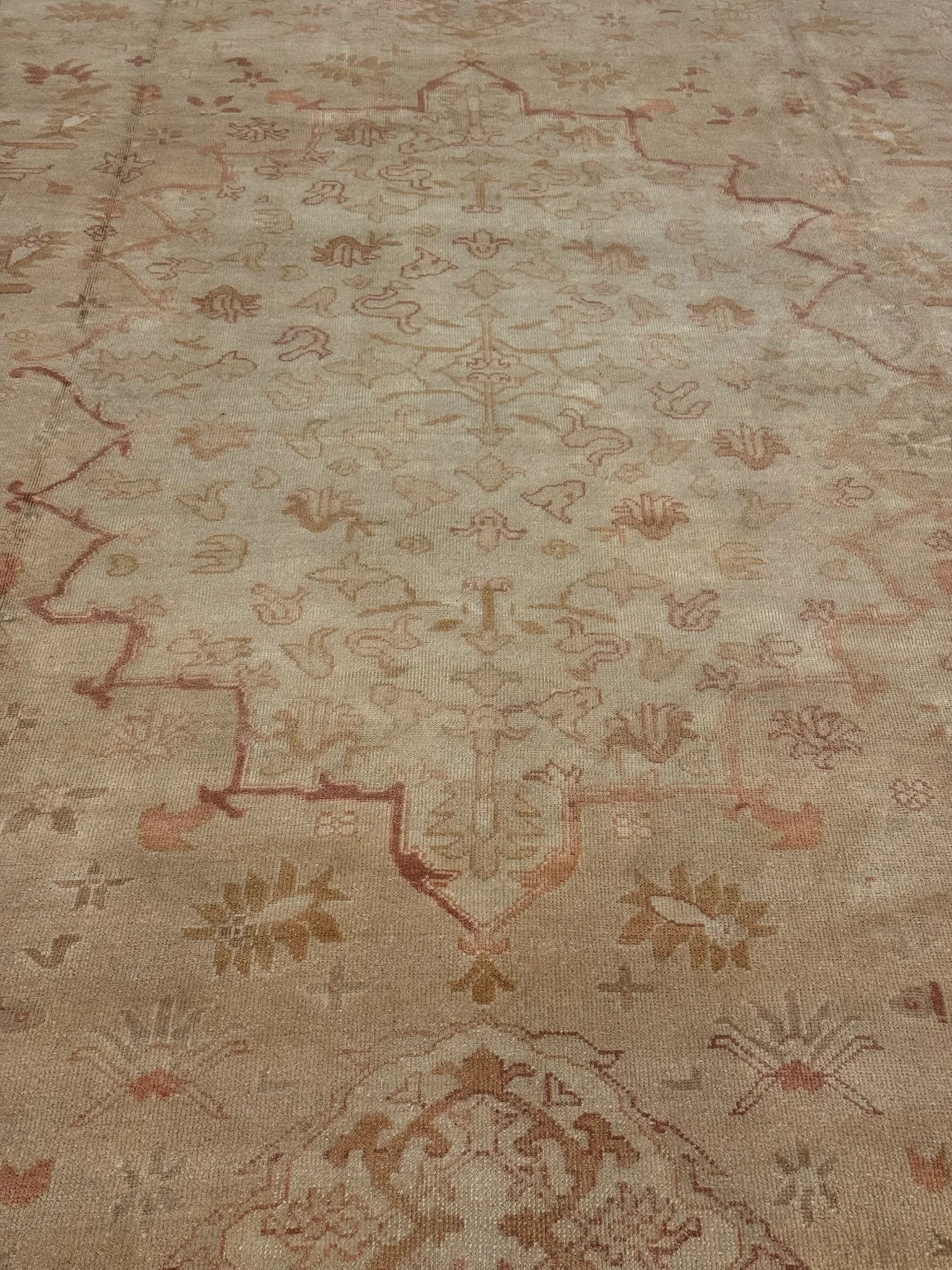 Antique Oushak Rug | 12'3" x 16'5" - photo 7