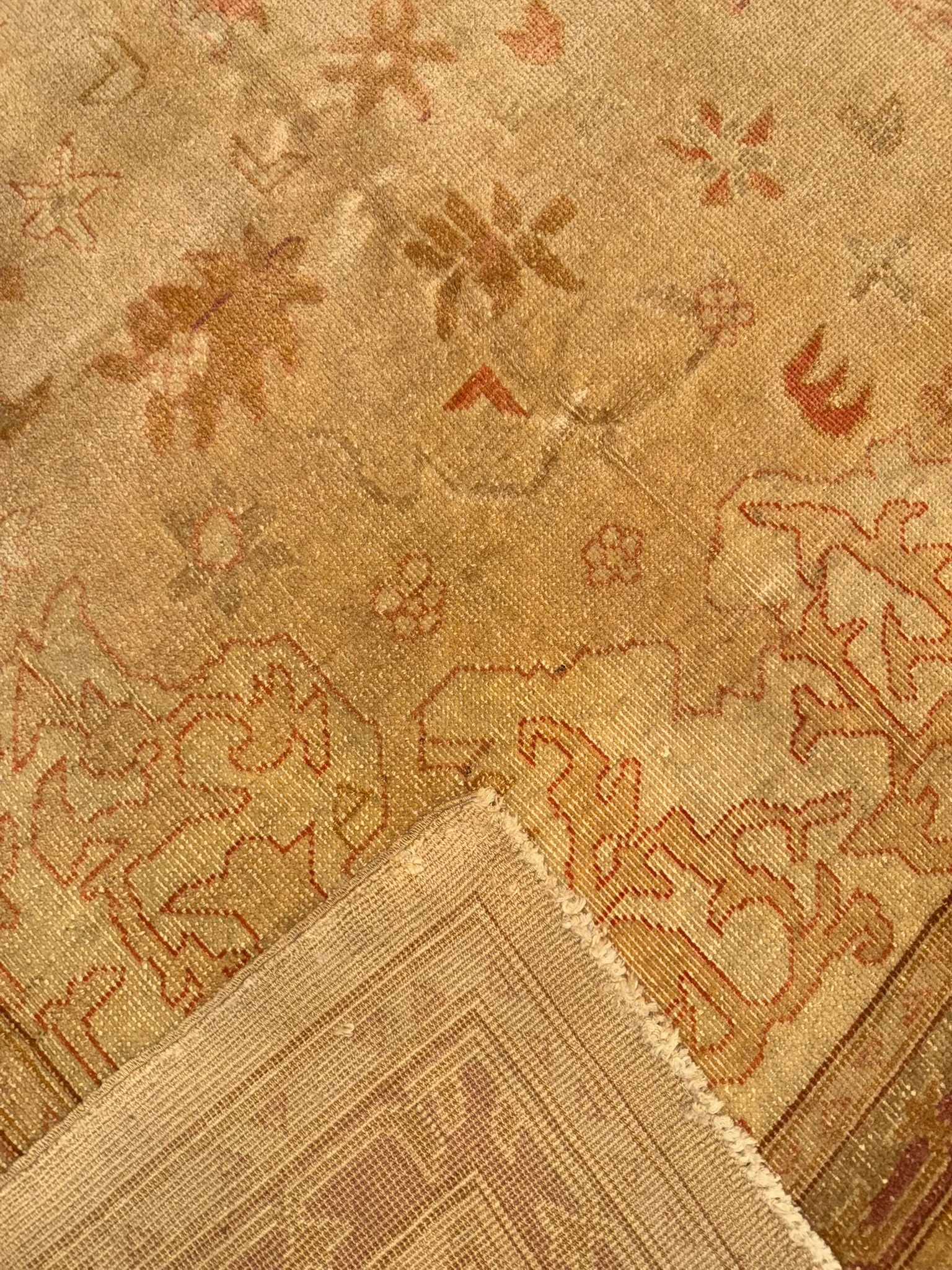 Antique Oushak Rug | 12'3" x 16'5" - photo 11