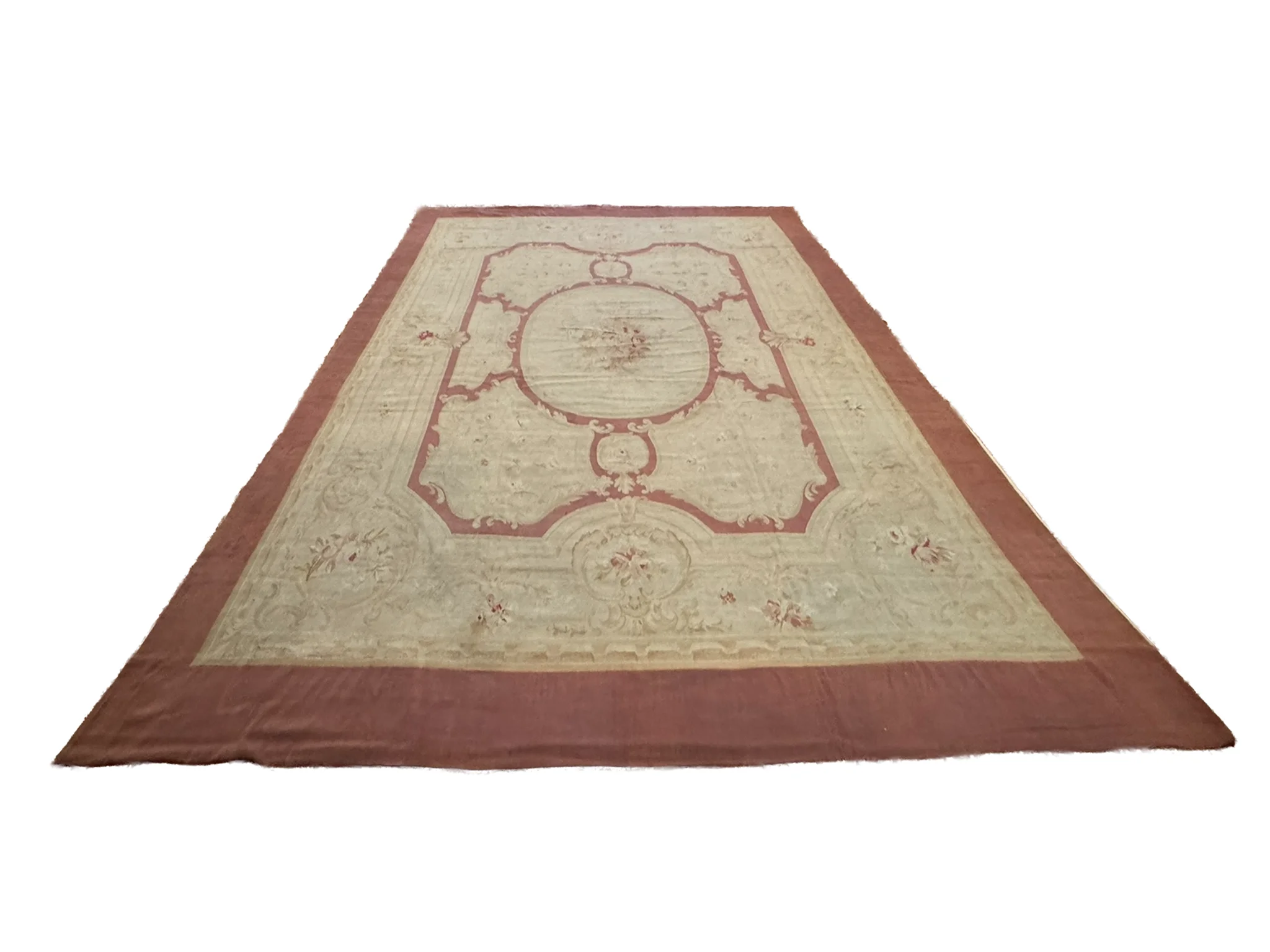 Antique Aubusson Flatweave | 10'5" x 15'2" - photo 2