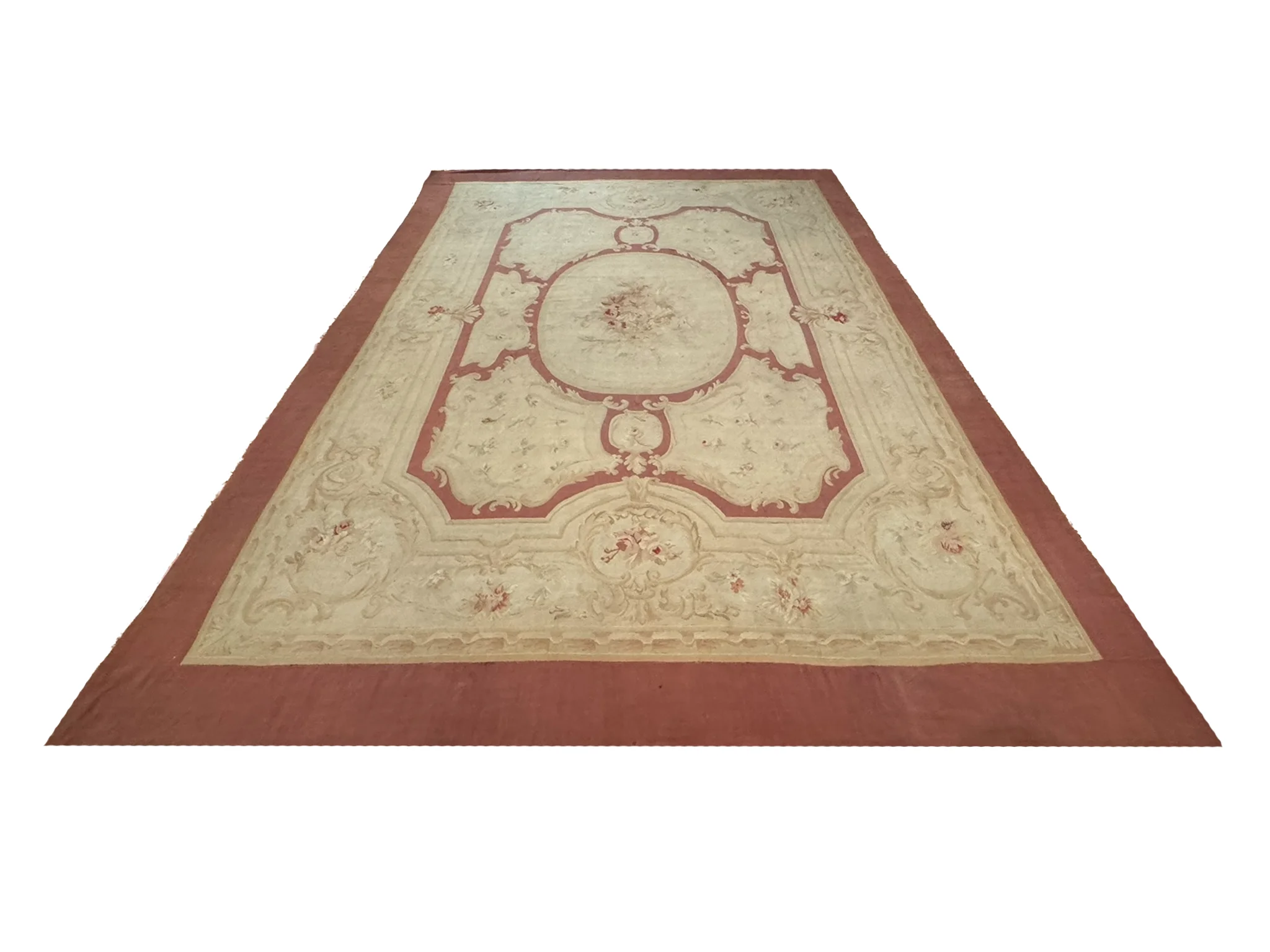 Antique Aubusson Flatweave | 10'5" x 15'2" - photo 3