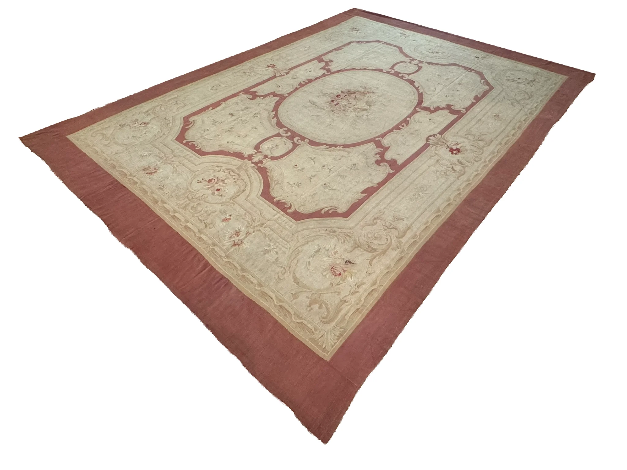 Antique Aubusson Flatweave | 10'5" x 15'2" - photo 4