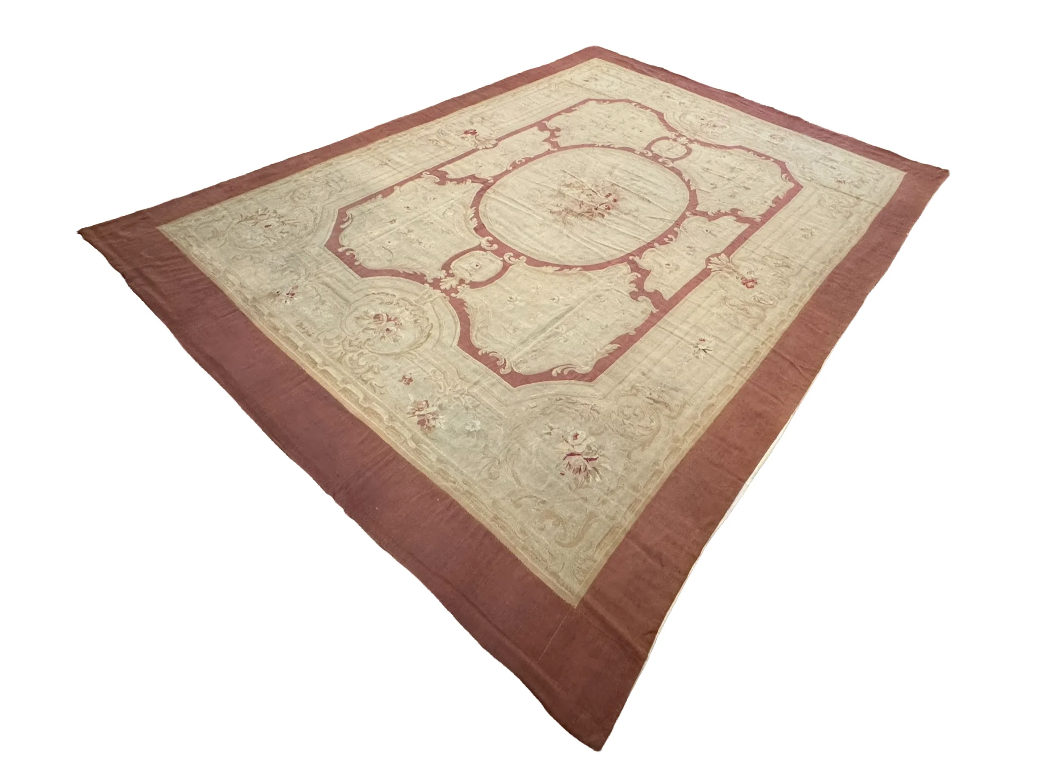 Antique Aubusson Flatweave | 10'5" x 15'2" - photo 5