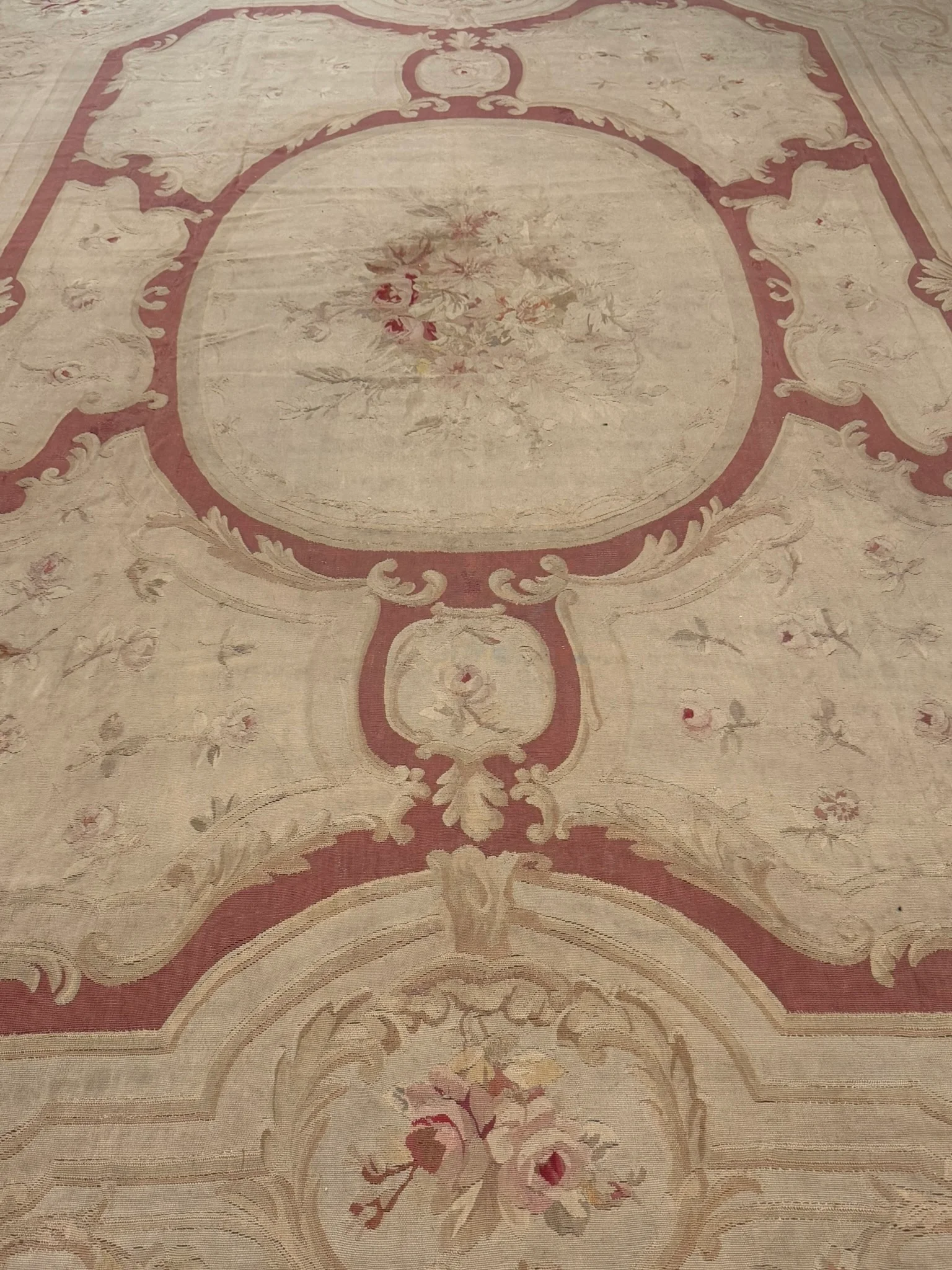 Antique Aubusson Flatweave | 10'5" x 15'2" - photo 6