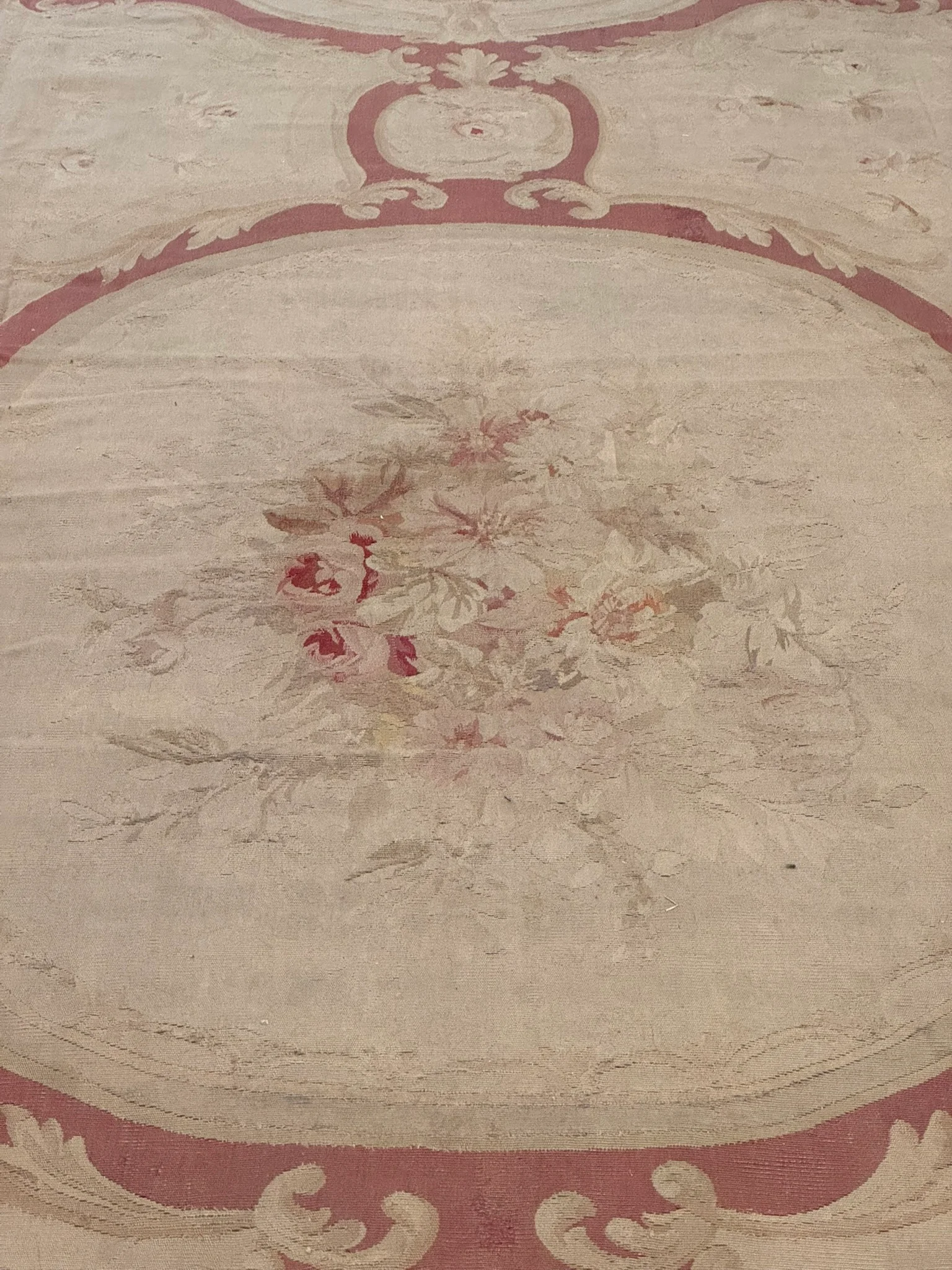Antique Aubusson Flatweave | 10'5" x 15'2" - photo 7